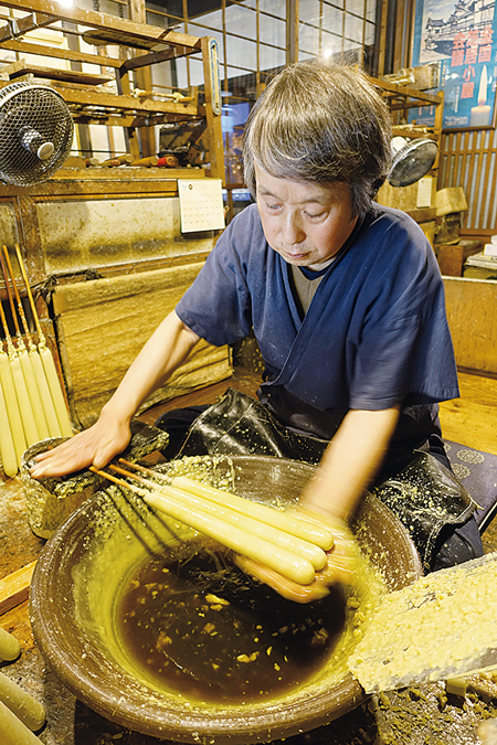 創業200余年。「大森和蝋燭屋」六代目の大森太郎さん