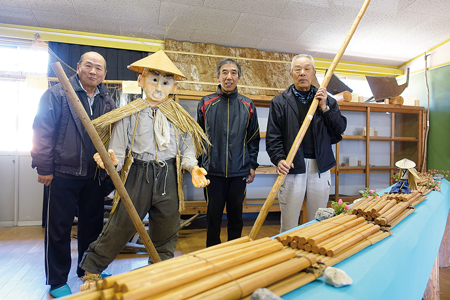 川登自治会 筏保存部会のみなさん