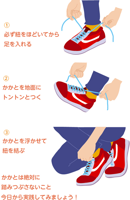 レッツ体操 ふくらはぎ すねの運動と靴の履き方 全日本民医連