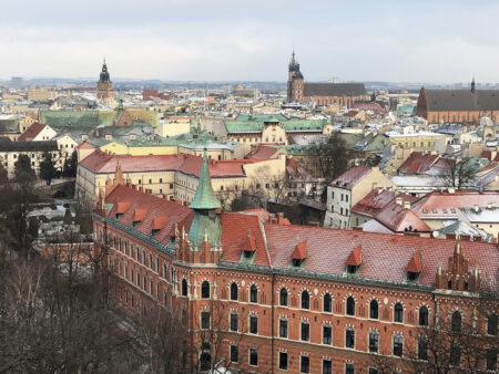 世界文化遺産、クラクフの美しい街並み