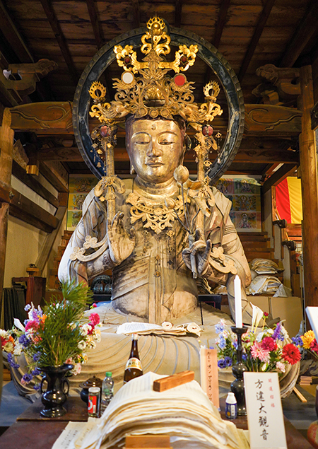 槇尾山施福寺の方違大観音は悪い方位を吉方位に変えてくれる美しい観音様